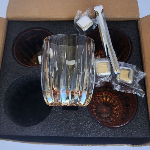 Whiskey Glasses Whiskey Stones Set Cocktail Glassware Set - Picture 1 of 7